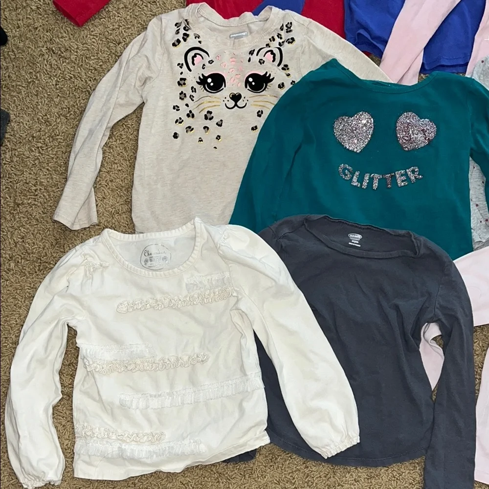 Kids Long Sleeve Shirt Set - Multicolor - Picture 4 of 16